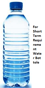 A bottole of Water
